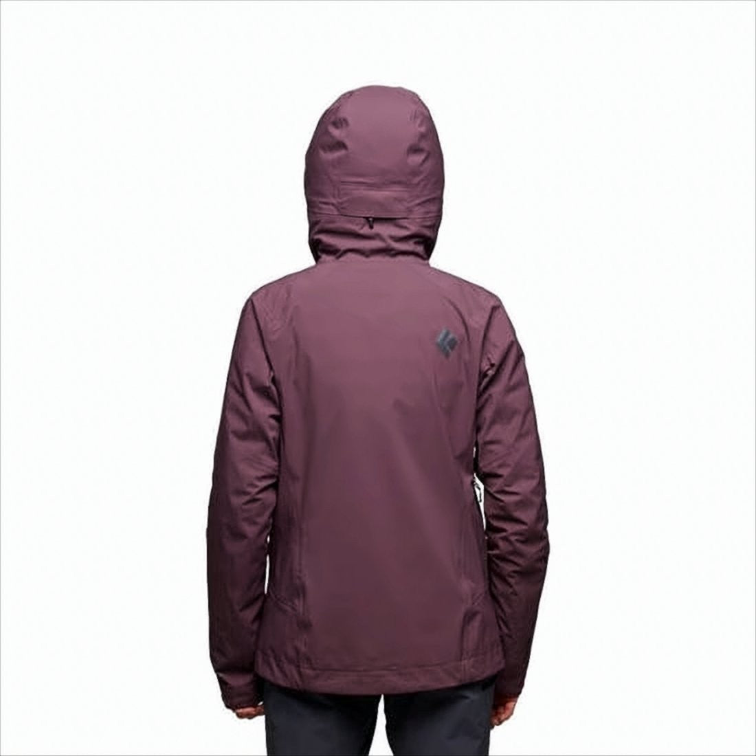 Fitted Burgundy Jacket with Hood