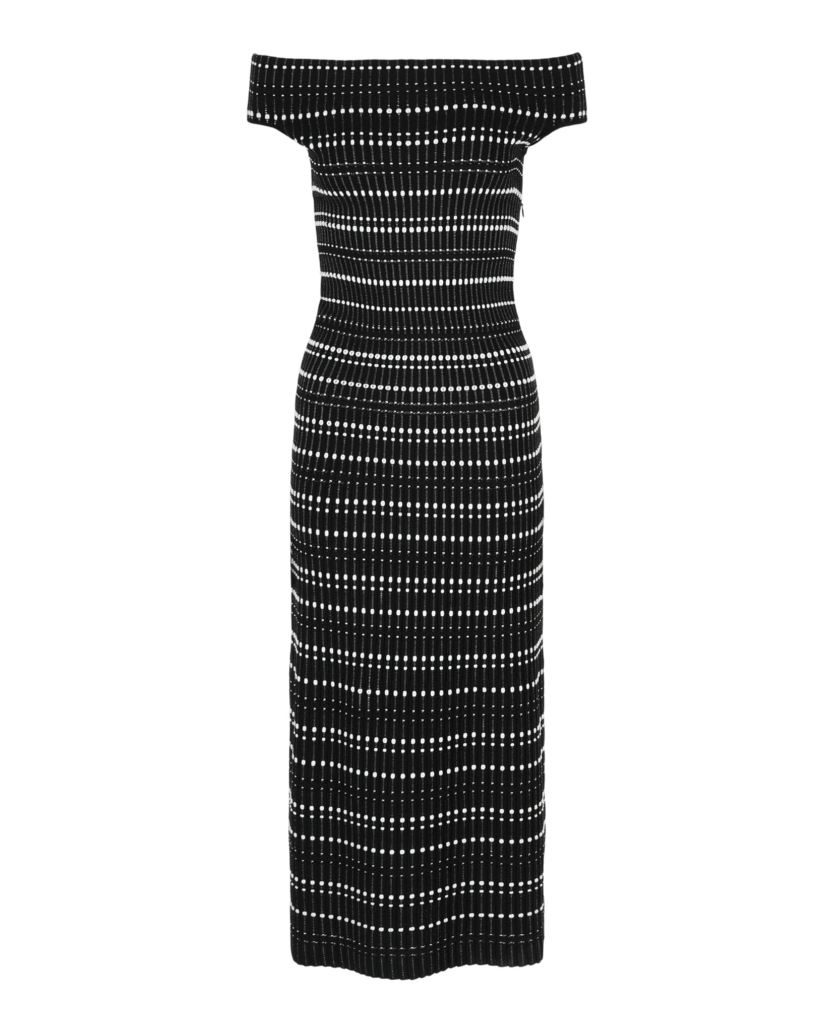 Off-The-Shoulder Midi Dress