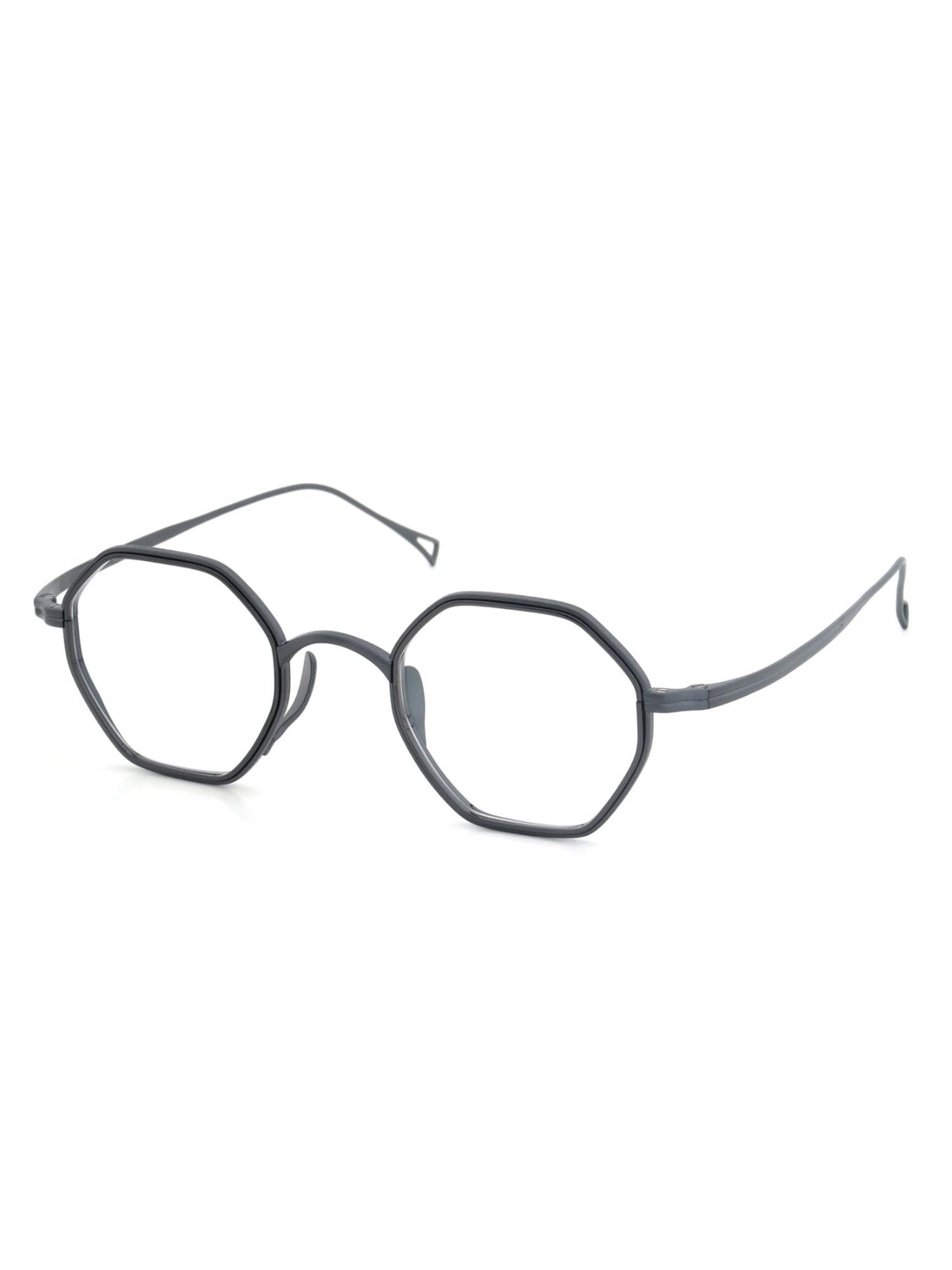 Octagonal Titanium Optical Frames with Refined Finish