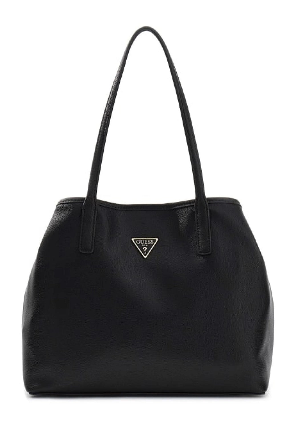 Faux Leather Shoulder Tote Bag