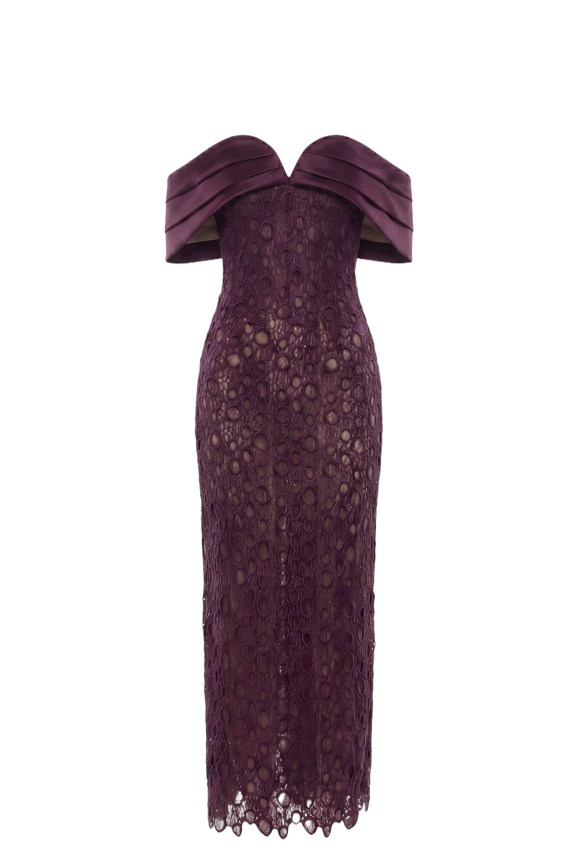 Midi Guipure Dress