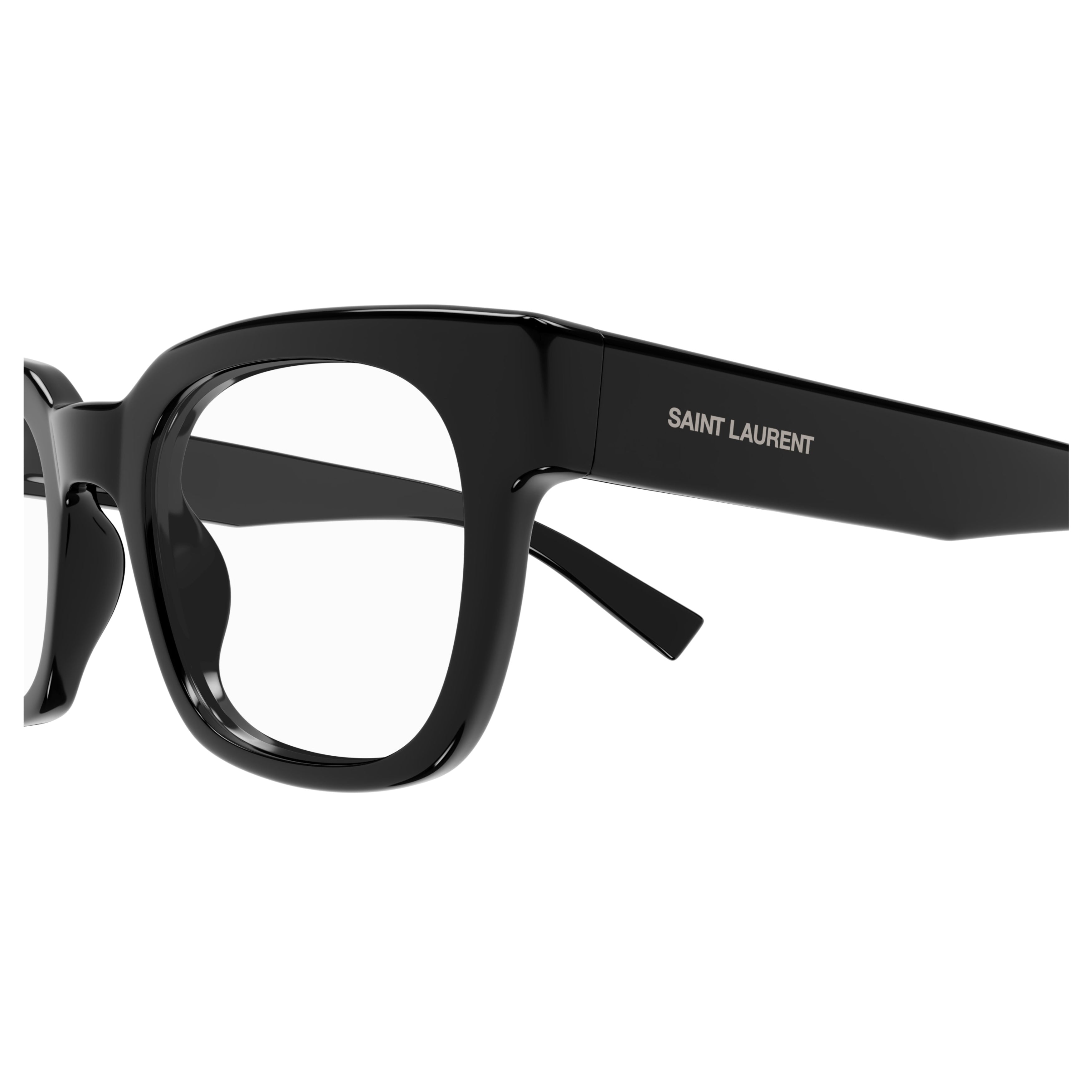 Black Sl 805 Rectangular Acetate Sunglasses