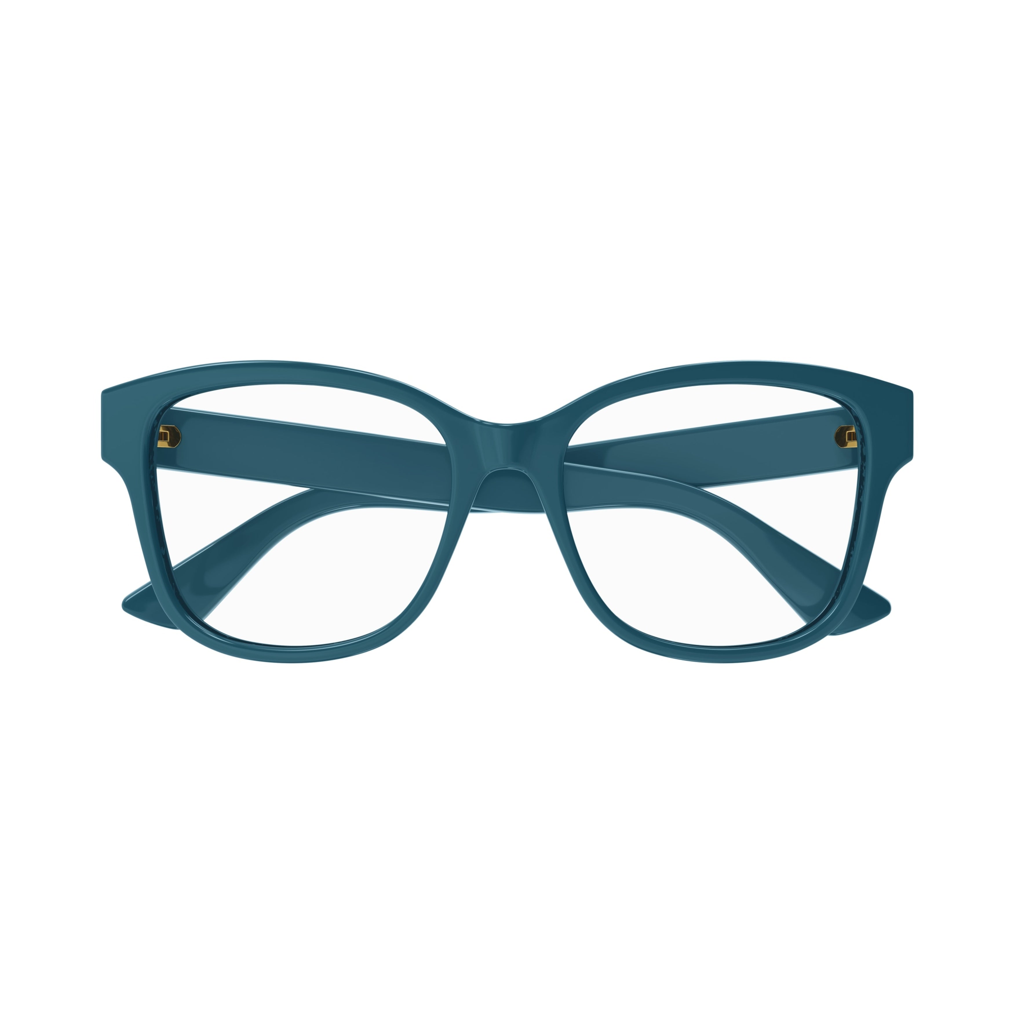 Gg1340o Bold Oversized Teal Square Frame Eyeglasses
