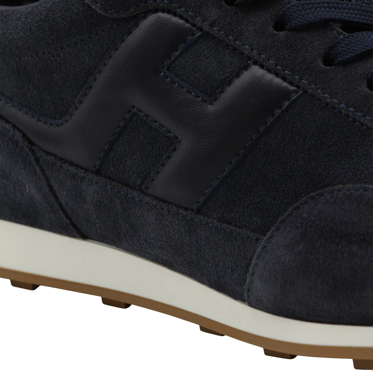 Low-Profile Navy Suede Sneakers