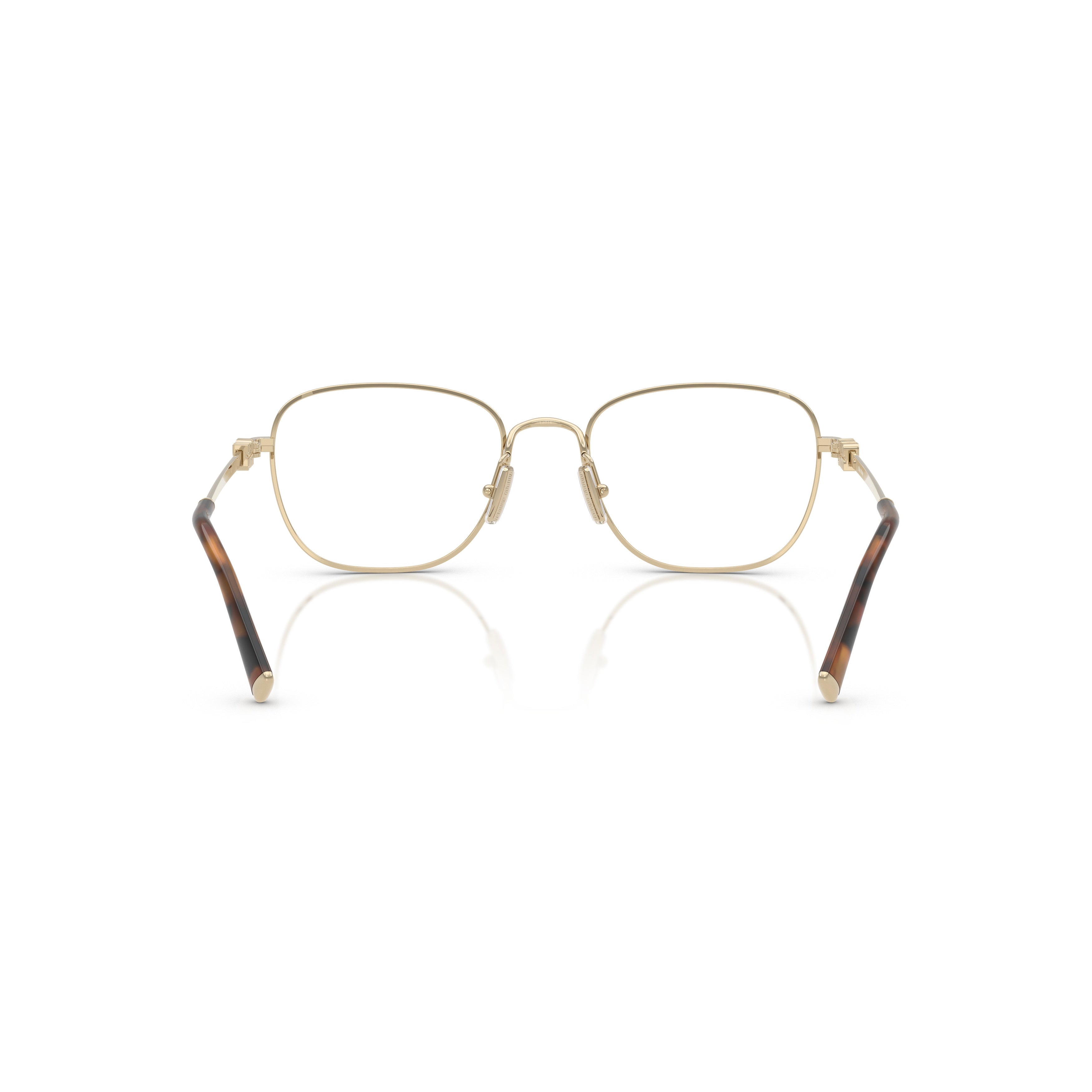 0mu 50wv Square Lens Metal Frame Eyeglasses