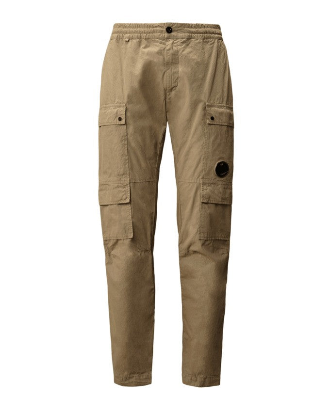Relaxed Fit Cargo Trousers with Adjustable Waistband