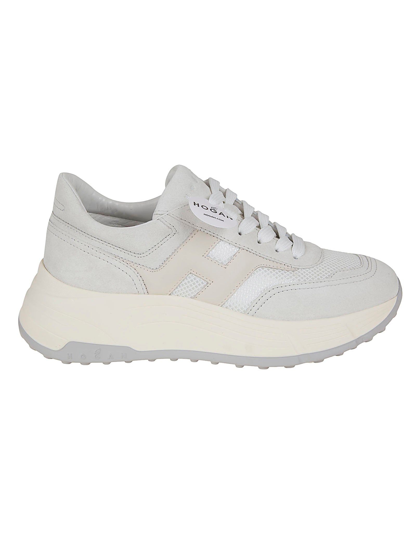 Hyperlight Suede and Technical Fabric Sneakers