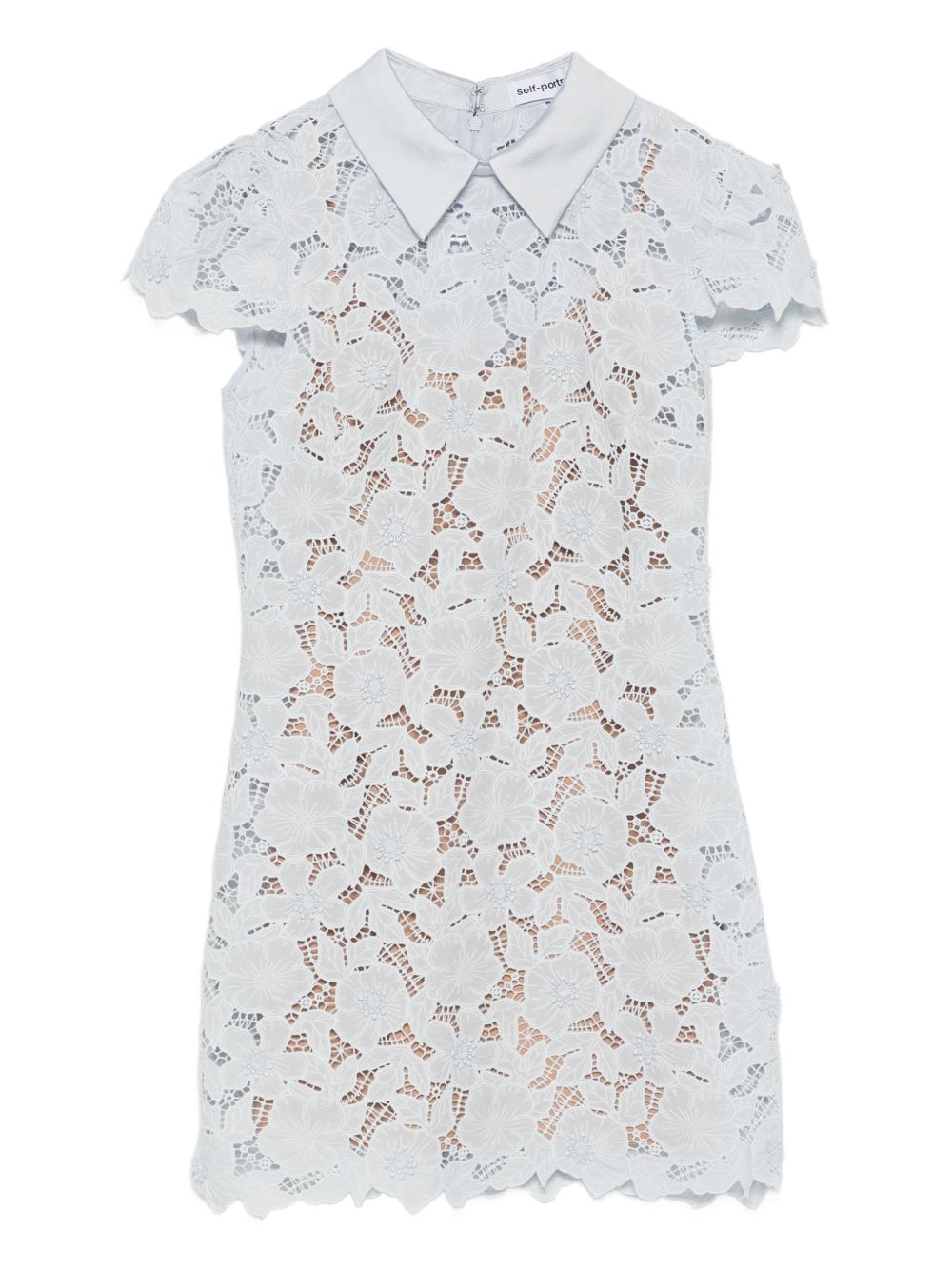 Floral Lace Mini Dress