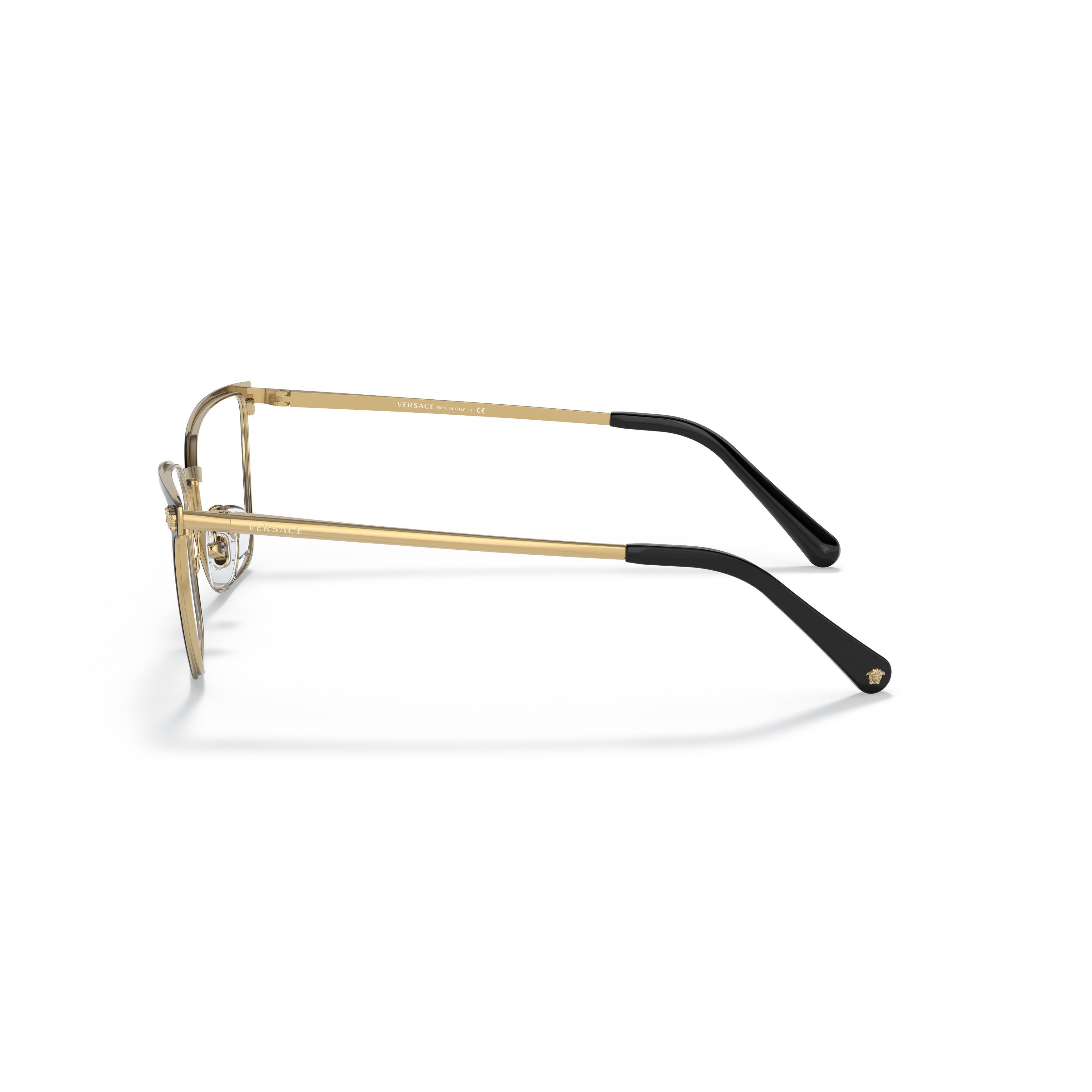 0ve1275 Square Frame Gold Metal Sunglasses