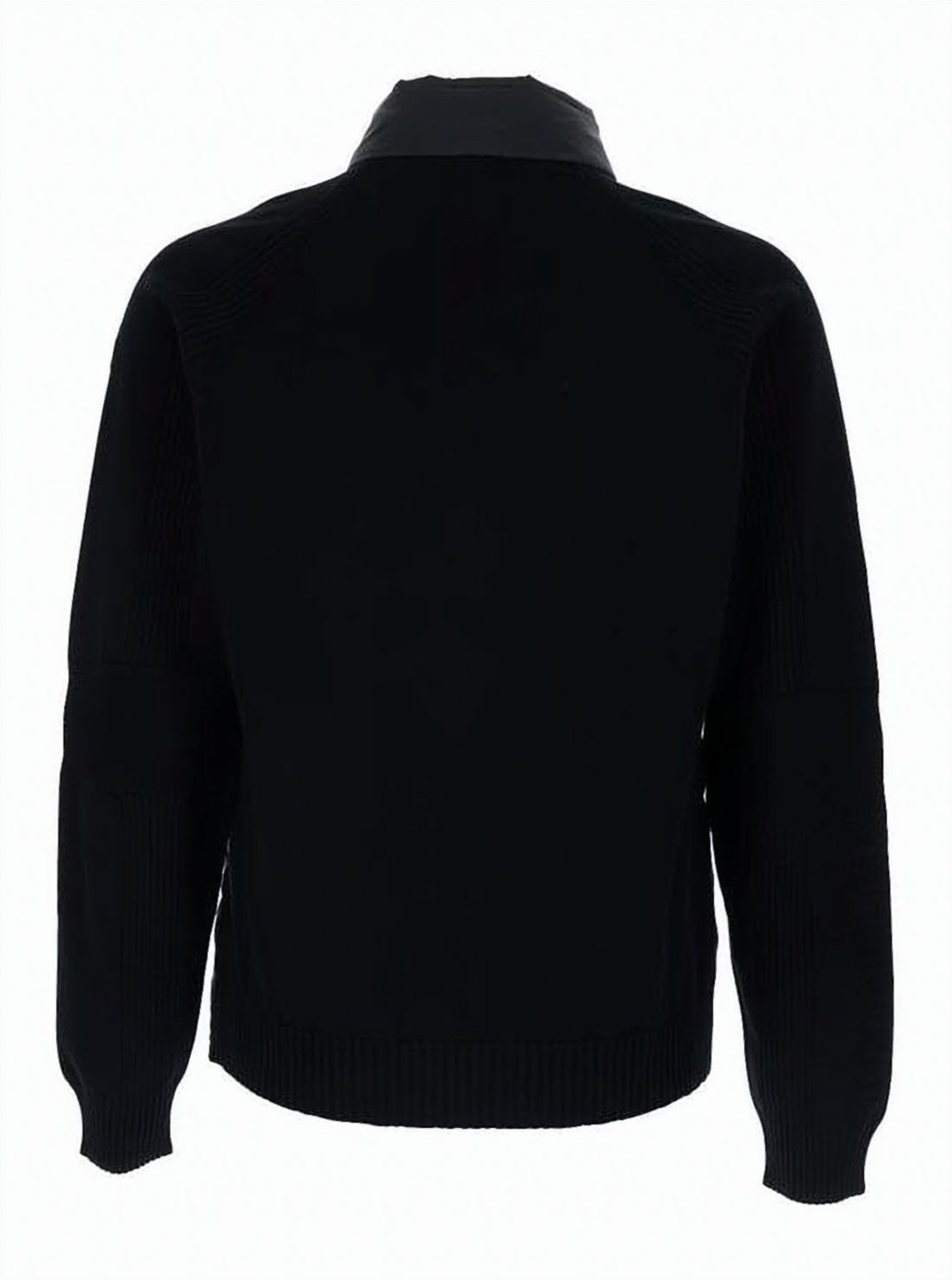 Quilted Black Casual Jacket