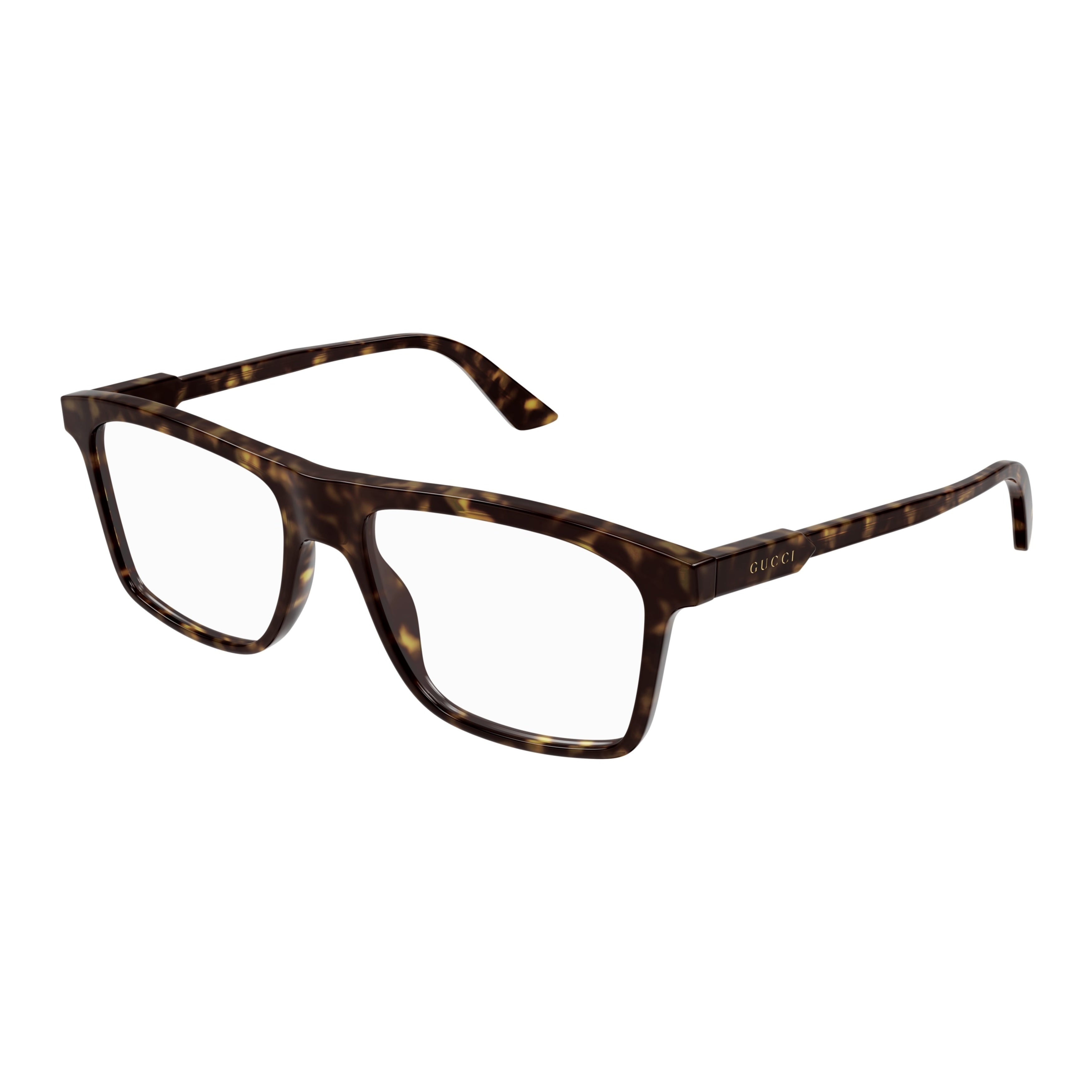 Gg1820o Rectangular Tortoiseshell Frame Eyeglasses
