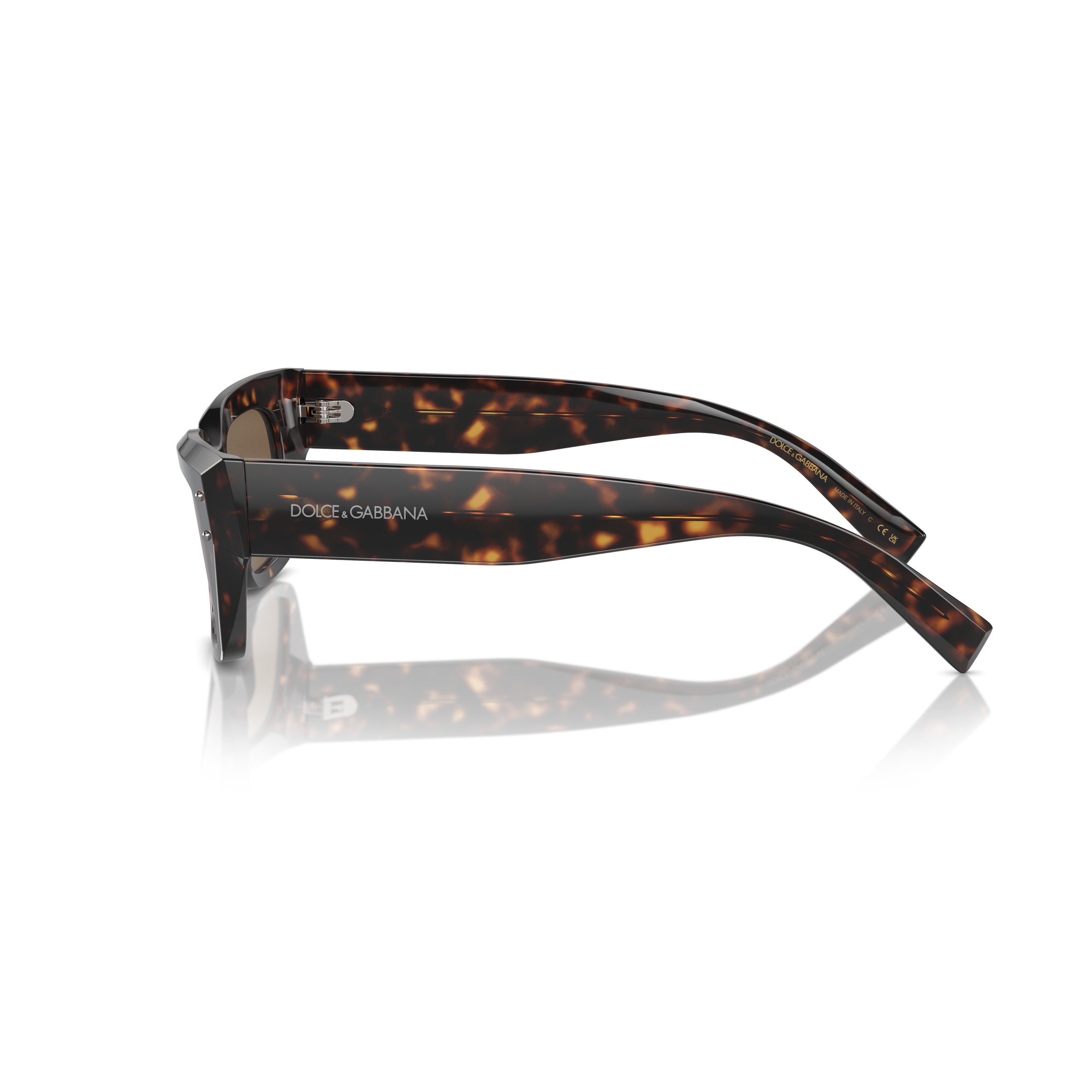 0dg4462 Rectangular Tortoiseshell Acetate Sunglasses