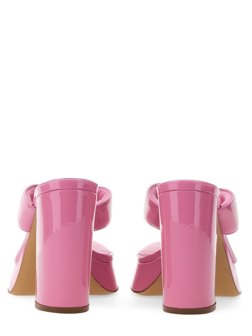 Patent Pink Sandal