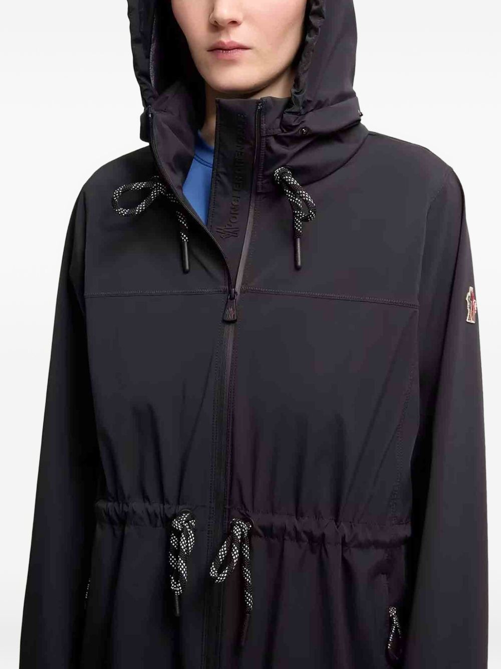 Black Jacket with Adjustable Features