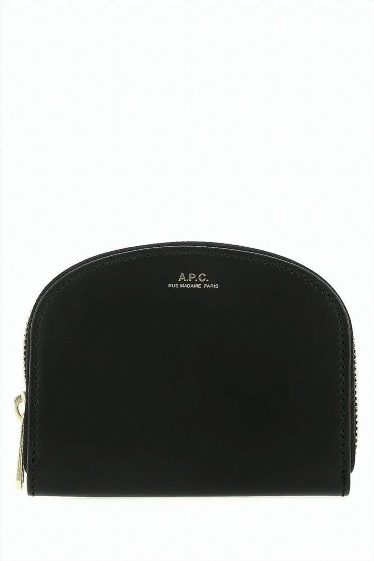 Compact Black Leather Wallet