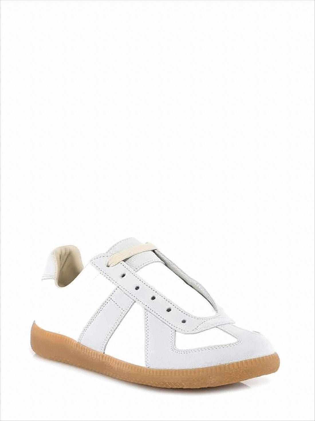 Low-Top Sneakers with Smooth Leather