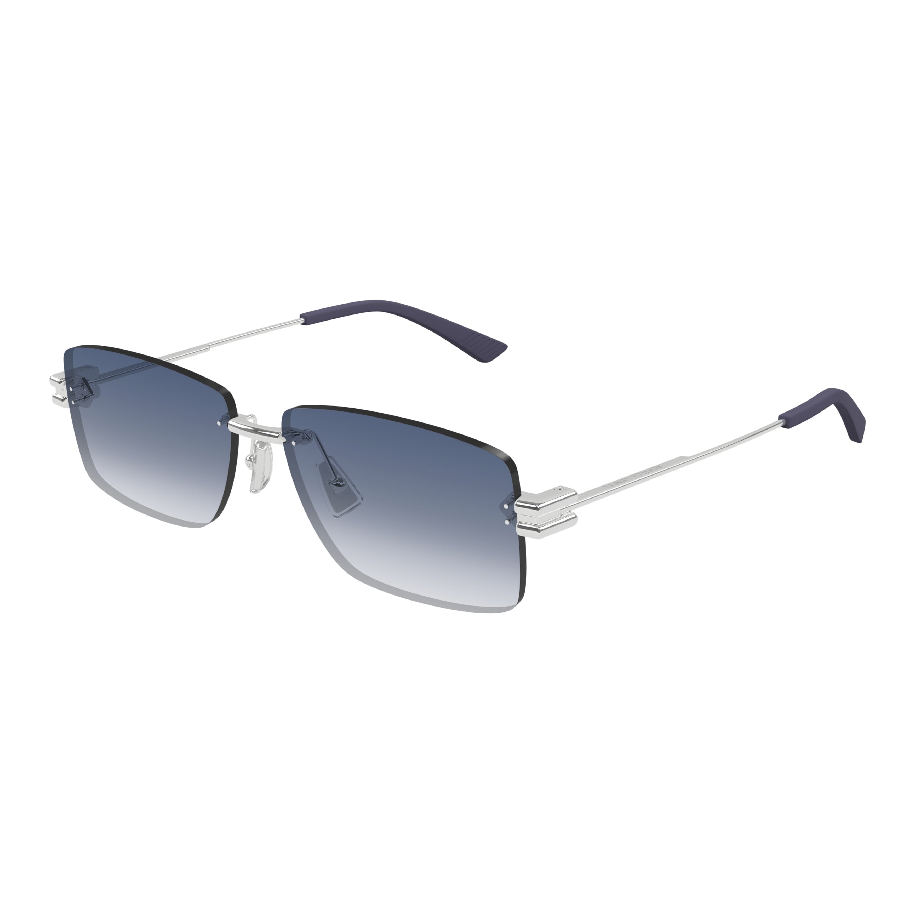 Bv1126s Rimless Rectangular Sunglasses