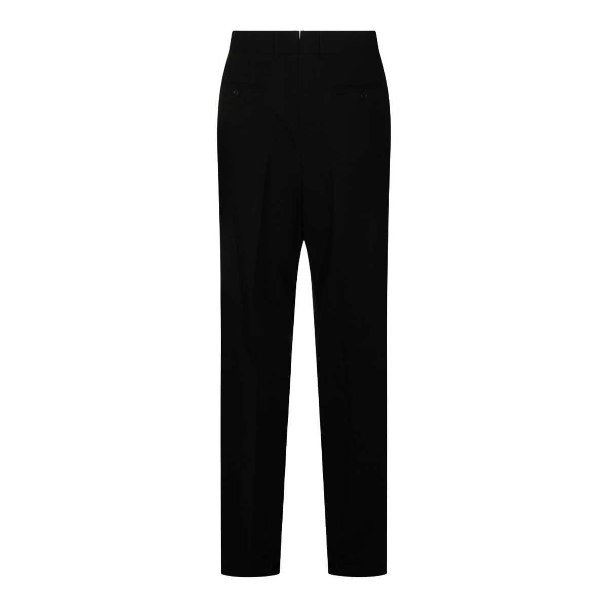 Tailored Black Trousers with High Waist