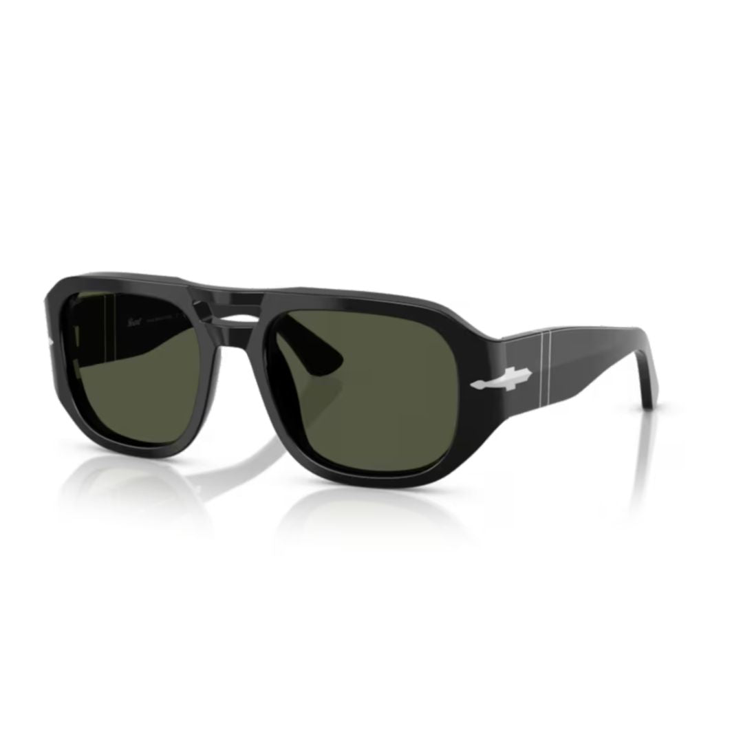 0po3373s Square Acetate Sunglasses with Double Bridge