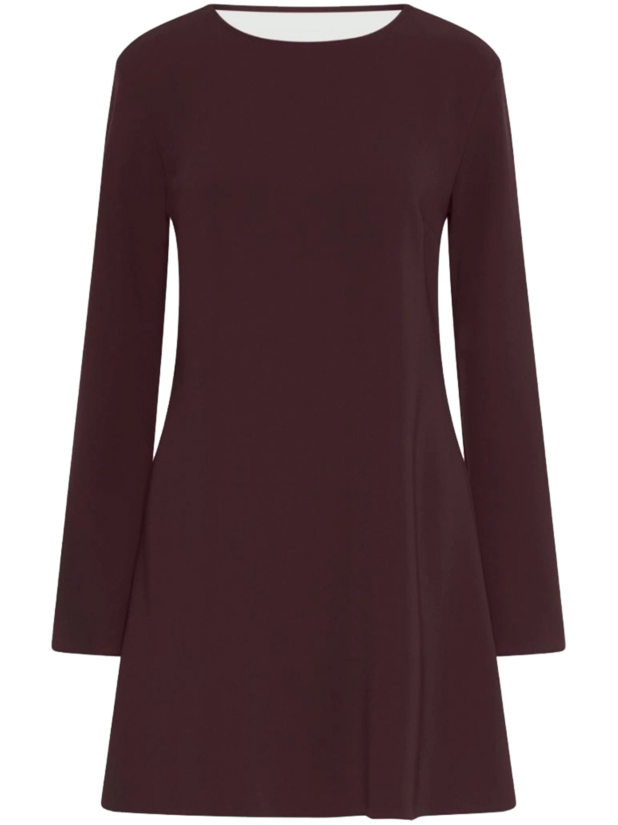 Burgundy Avocado A-Line Mini Dress