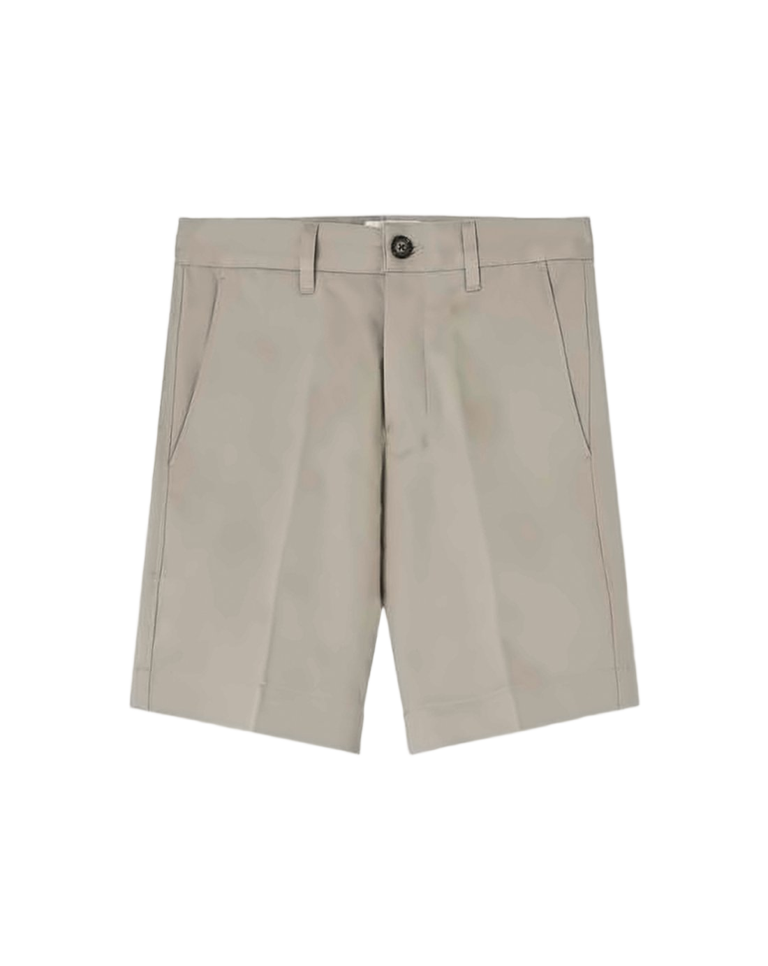 Tailored Neutrals Shorts with Polished Finish