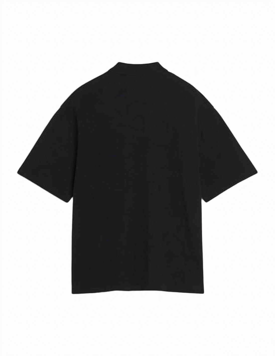 Oversized Polo Shirt with Classic Collar and Embroidered Logo