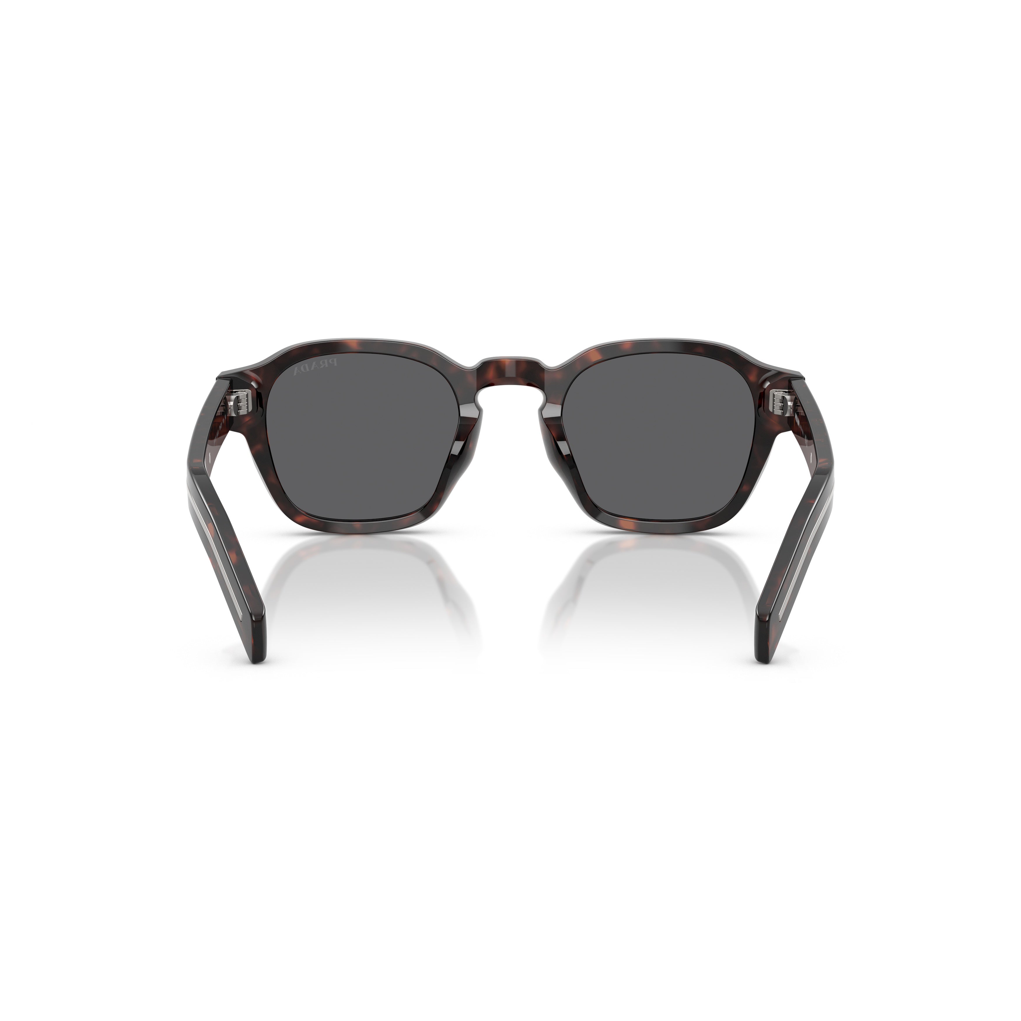 0pr A16s Tortoiseshell Geometric Sunglasses with Thick Temples