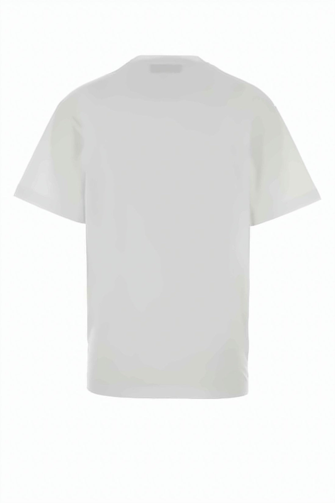 Short-Sleeved Cotton Jersey T-Shirt with Print Detail