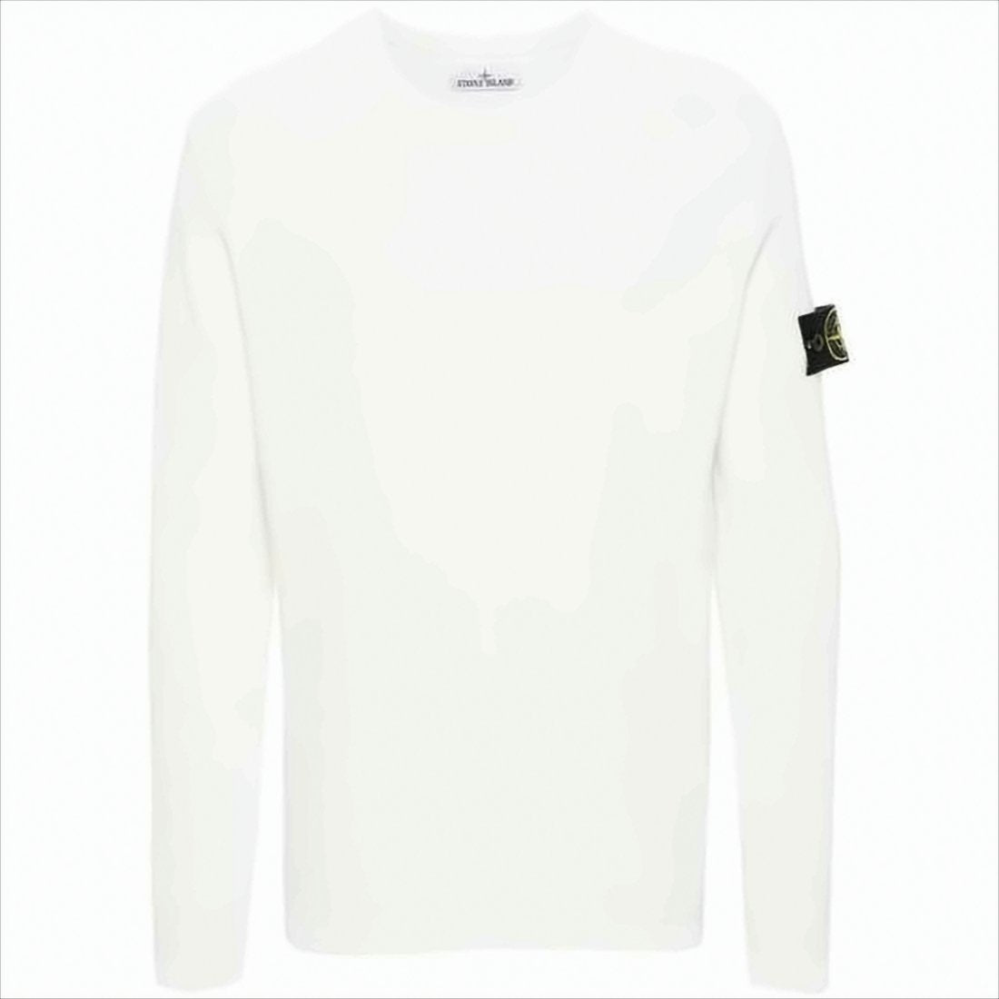 Long Sleeve White Cotton Sweater