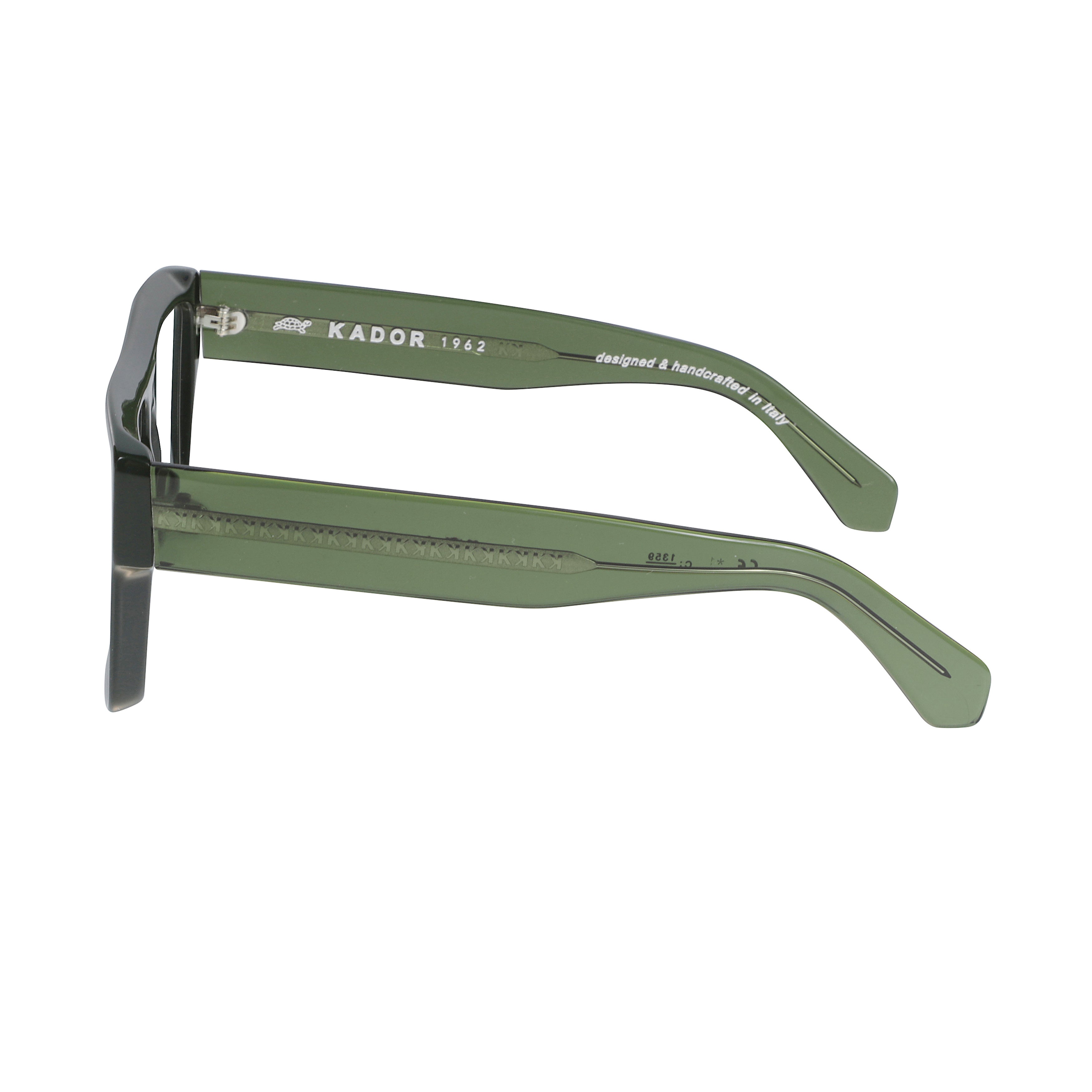Bandit 1 Oversized Square Frame Eyeglasses with Glossy Finish