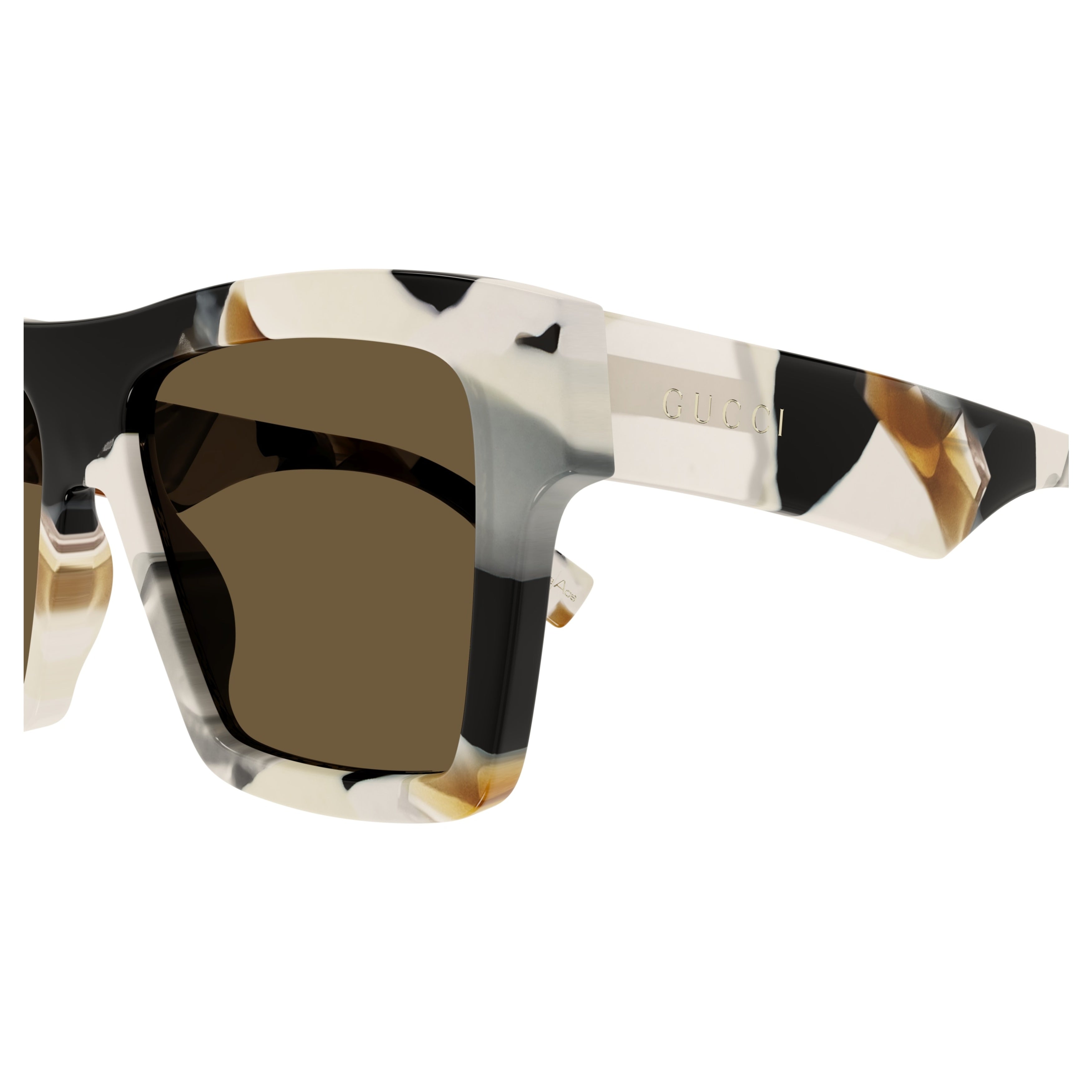 Gg1623s Oversized Square Tortoiseshell Sunglasses