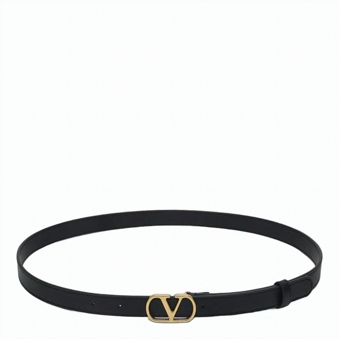 Narrow Calf Leather Belt