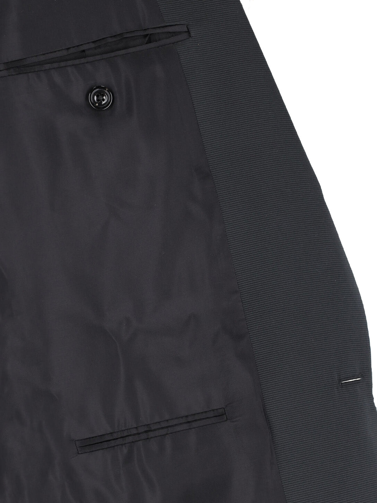 Black Single-Breasted Virgin Wool Blazer