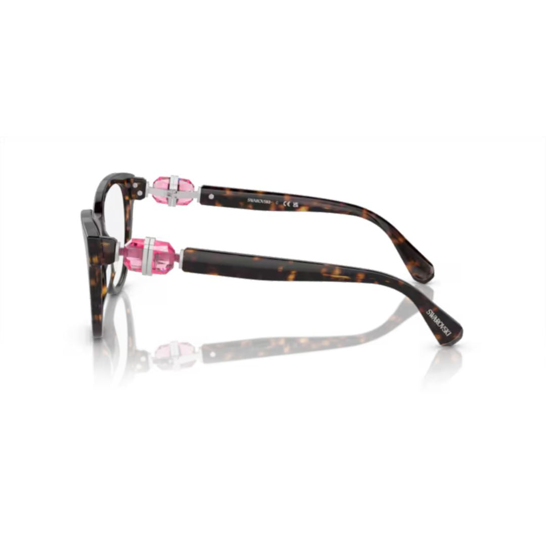 0sk2004 Cat-Eye Eyeglasses in Tortoiseshell Acetate
