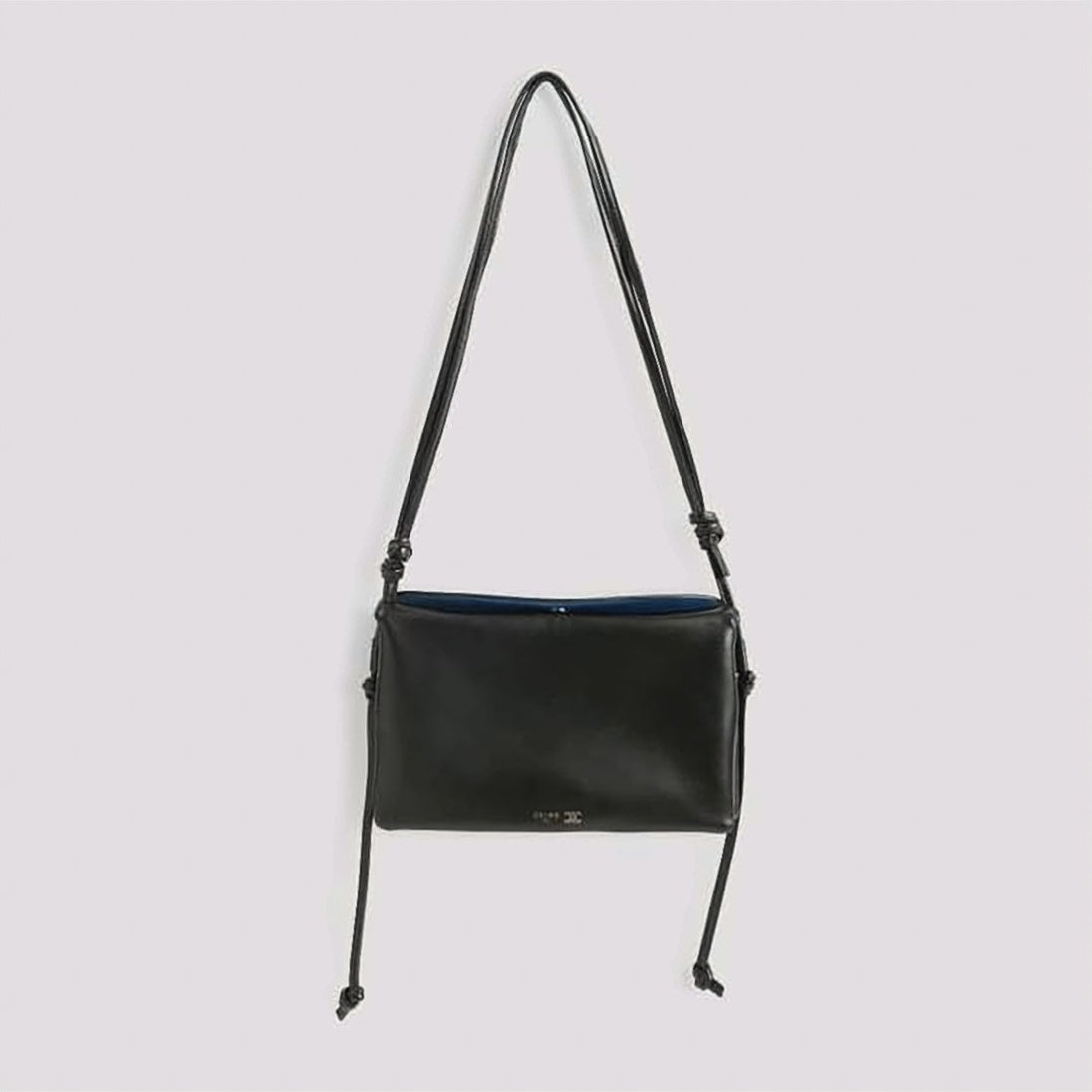 Structured Flap Shoulder Bag in Smooth Lambskin