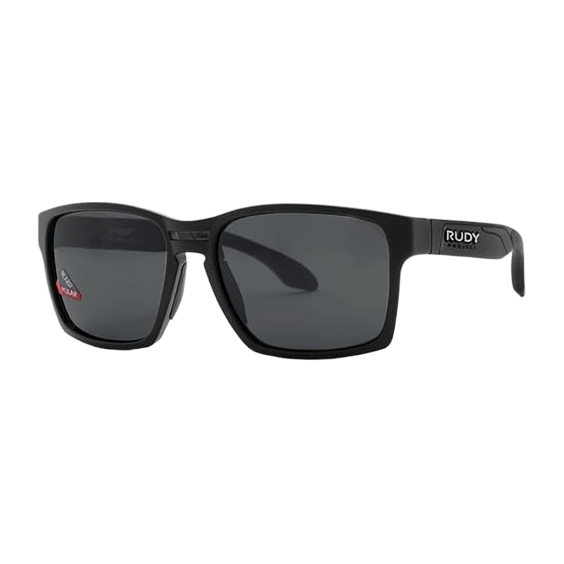 Bold Rectangular Frame Sunglasses with Polarized Lenses