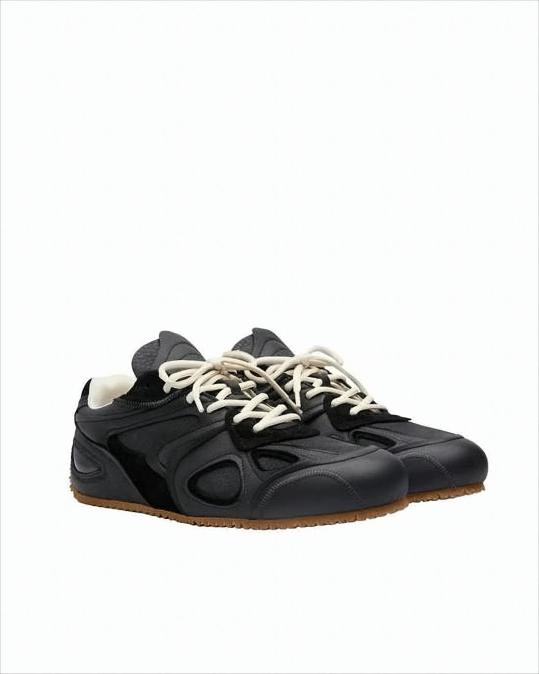 Sleek Low-Profile Black Sneakers