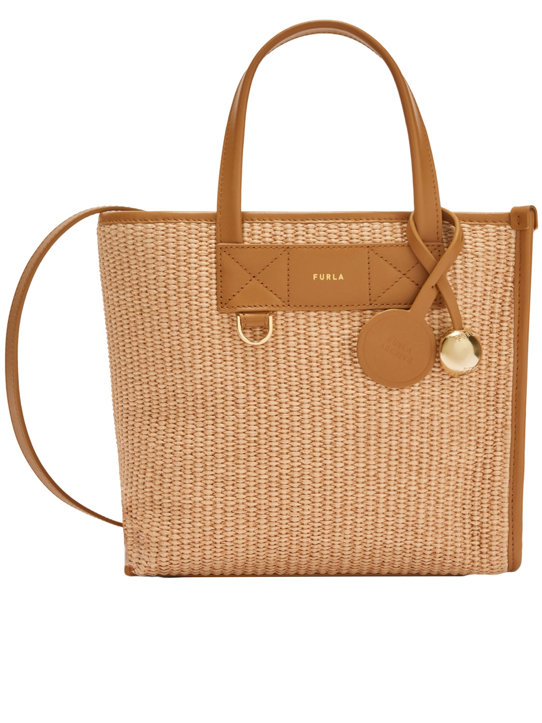 Divide It S Woven Leather S Tote