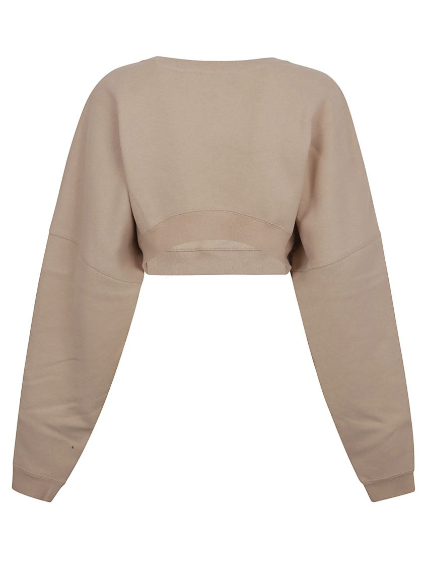 Cropped Sweater With Relaxed Fit