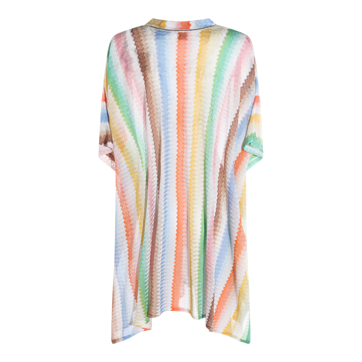 Zigzag Tunic with Asymmetrical Hemline