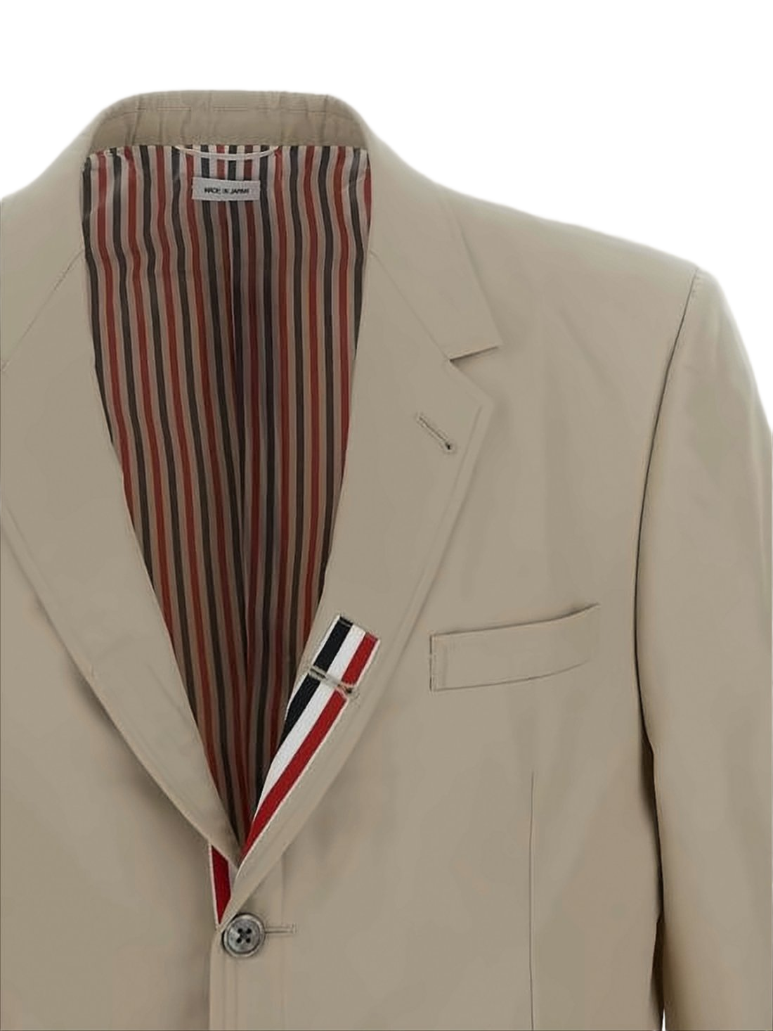 Tailored Two-Button Suit Jacket with Notched Lapel