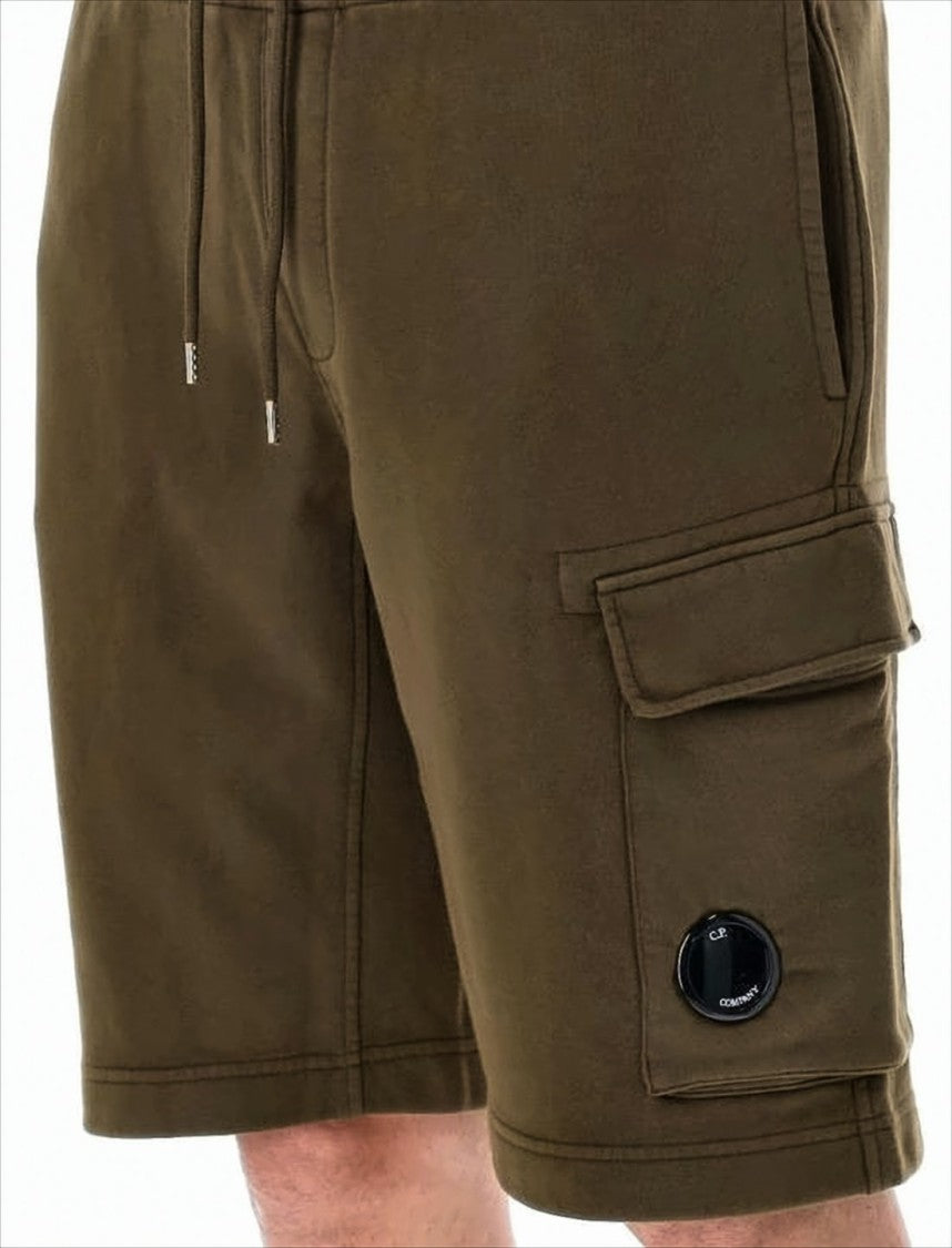 Relaxed Fit Cargo Shorts with Flap Pocket Detail