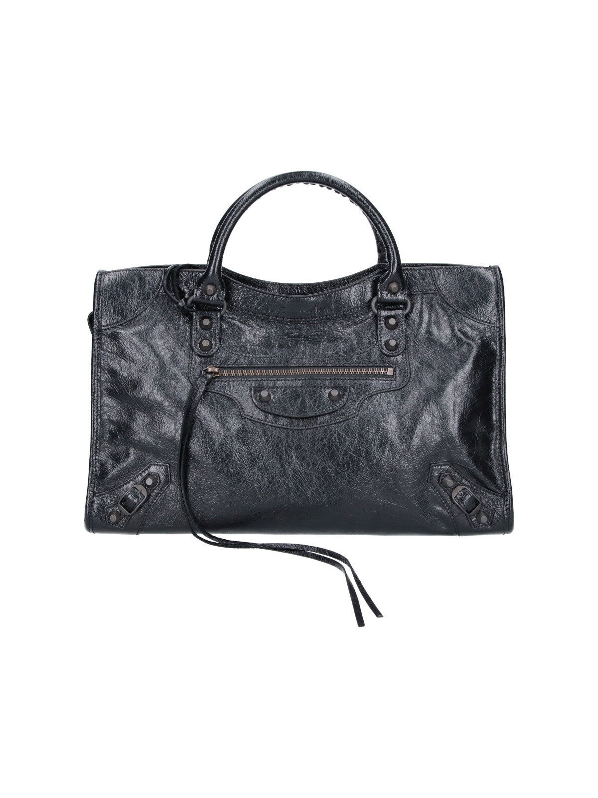 Black Medium Le City Lamb Bag