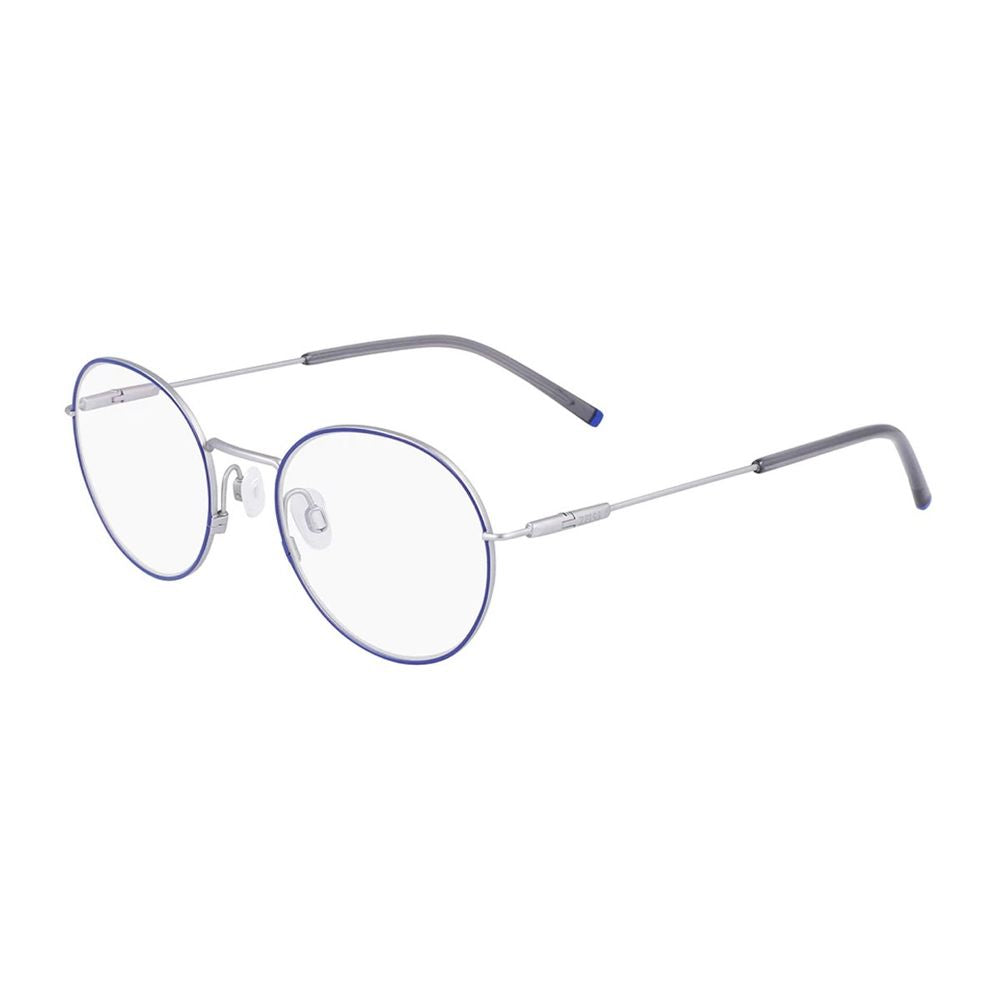 Zs22101 401 Matte Indigo Silver Matte Indigo Silver Round Frame Sunglasses