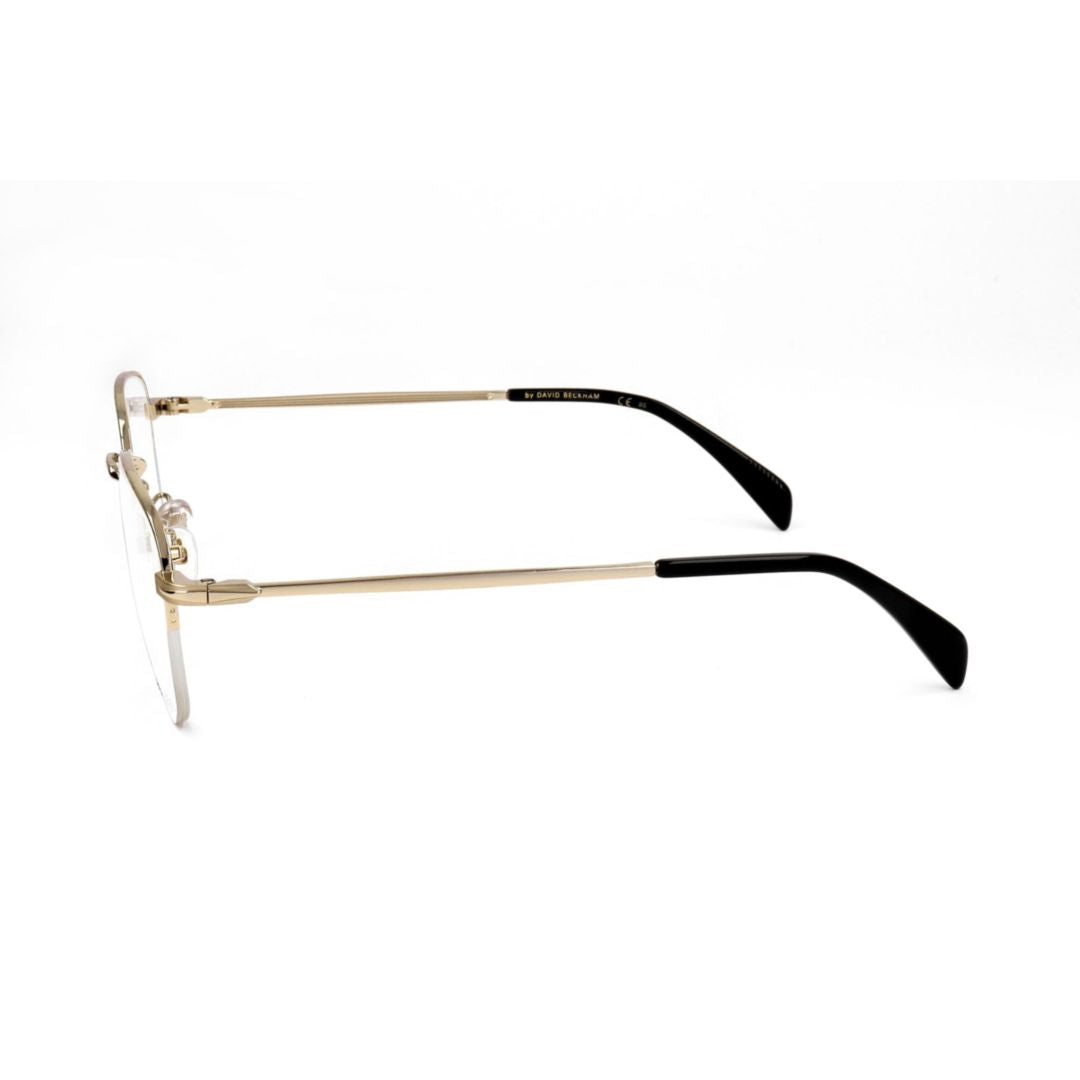 Db 1028/G Rectangular Gold Metal Eyeglasses