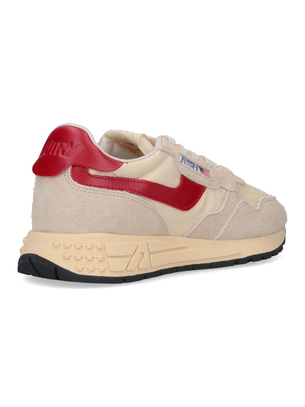 Beige Low-Top Sneakers with Minimalist Design