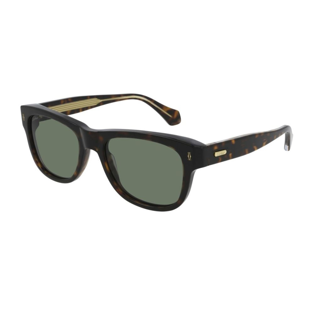 10Ya48C0A - Faceted Acetate Rectangular Sunglasses