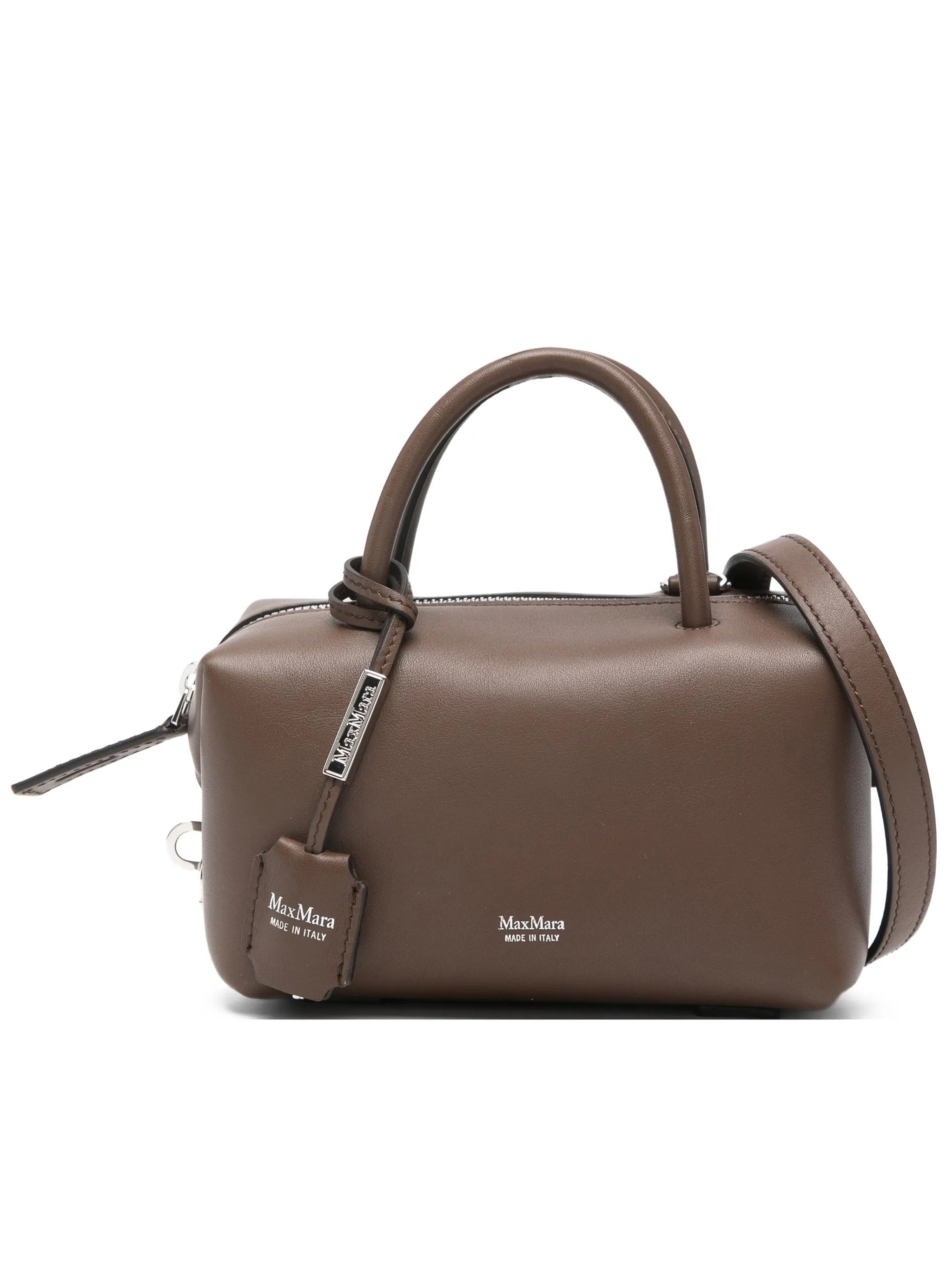 Brown Holdalls Structured Leather Holdall Bag