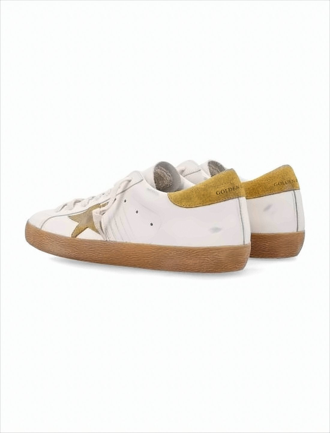 Low-Top White Leather Sneakers