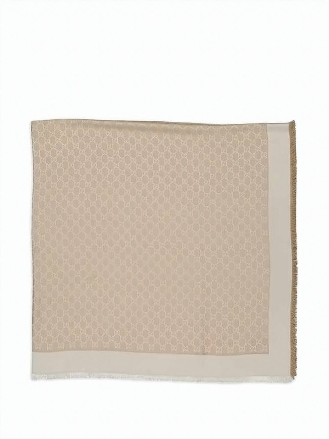 Rectangular Silk and Wool Scarf